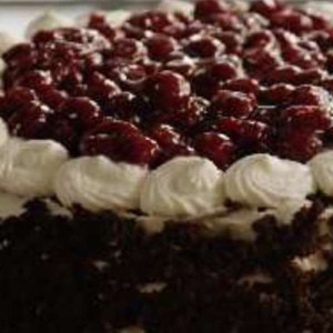 Classic Black Forest Cake Topping