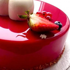 Mirror Glaze Strawberry